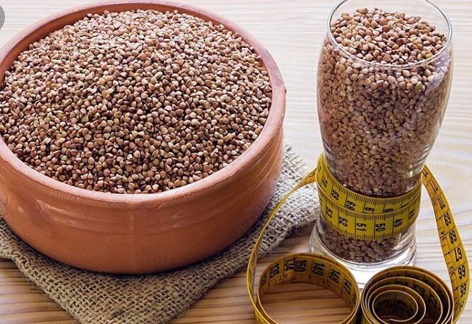 Buckwheat mono-diet selama 3 hari